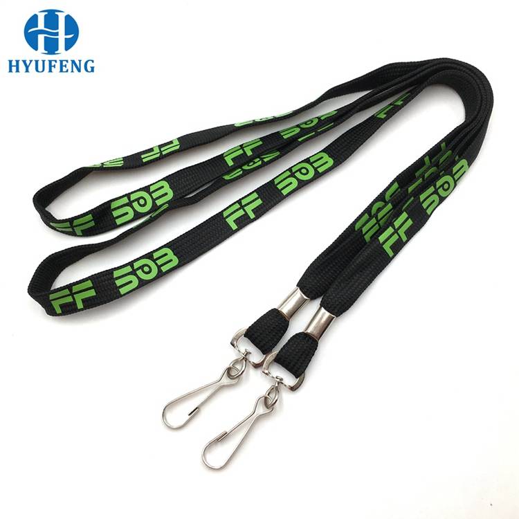 Custom Logo Flat Tubular Lanyards/pk Lanyard/ Silk Screen Printing Neck Strap